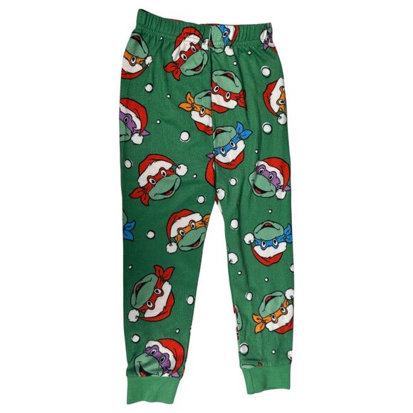 Ninja Turtles Christmas Winter Long Sleeve Pants Pajama Set Size 4 NEW with Tags - Picture 2 of 5